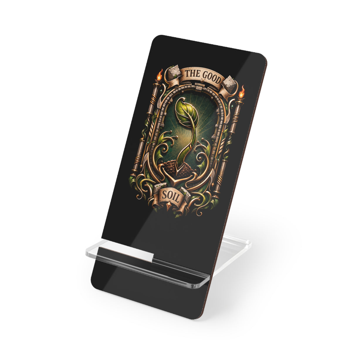 The Good Soil Phone Display Stand