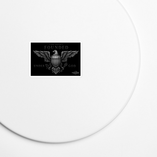 Founded Under God Vinyl Sticker