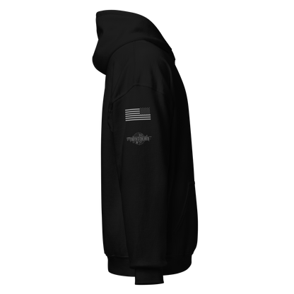 Defiance Vertical Skull Hoodie
